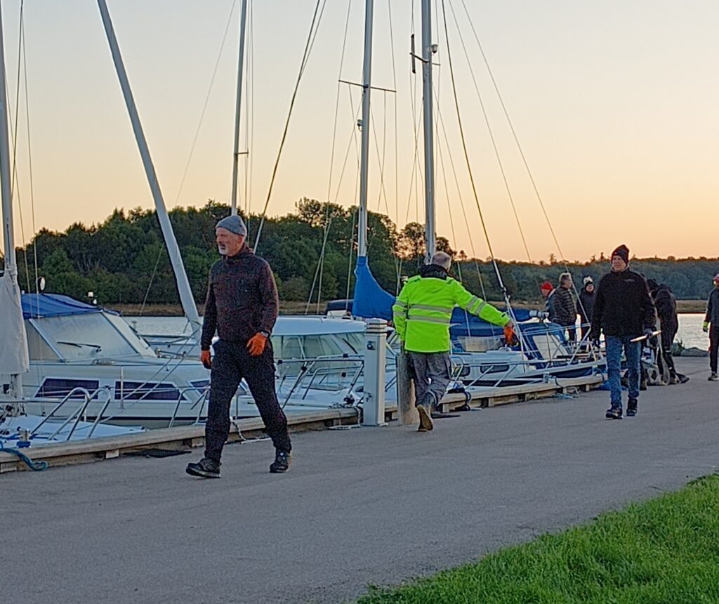 Travlhed på molen